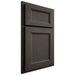 Shiloh Cabinetry Partial Overlay Greensboro White Oak Plain Cut Creekside Door