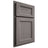 Shiloh Cabinetry Partial Overlay Greensboro White Oak Plain Cut Flagstone Door