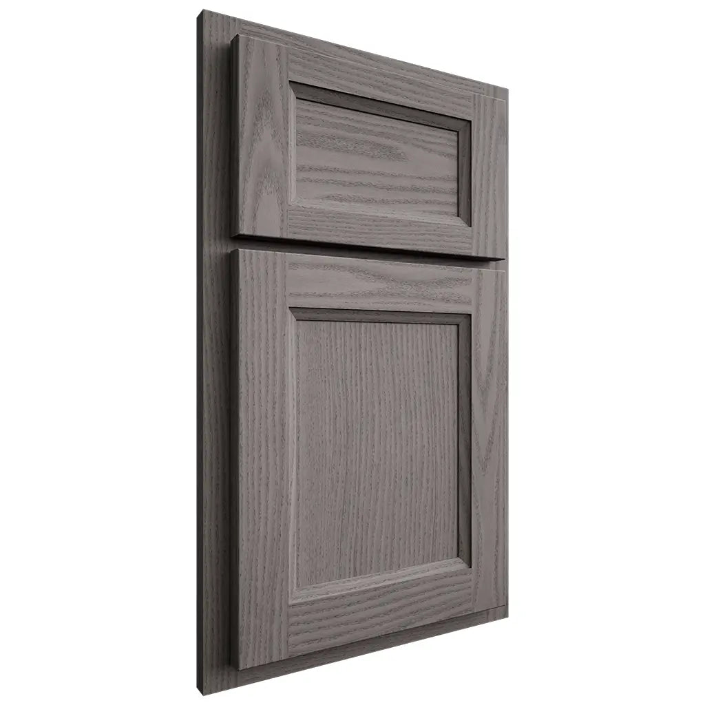 Shiloh Cabinetry Partial Overlay Greensboro White Oak Plain Cut Flagstone Door