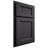 Shiloh Cabinetry Partial Overlay Greensboro White Oak Plain Cut Harbor Door