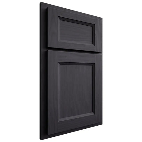 Shiloh Cabinetry Partial Overlay Greensboro White Oak Plain Cut Harbor Door