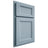 Shiloh Cabinetry Partial Overlay Greensboro White Oak Plain Cut Sky Door