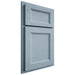 Shiloh Cabinetry Partial Overlay Greensboro White Oak Plain Cut Sky Door