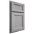 Shiloh Cabinetry Partial Overlay Greensboro White Oak Plain Cut Stratus Door