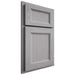 Shiloh Cabinetry Partial Overlay Greensboro White Oak Plain Cut Stratus Door