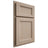 Shiloh Cabinetry Partial Overlay Greensboro White Oak Plain Cut Straw Door
