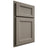 Shiloh Cabinetry Partial Overlay Greensboro White Oak Plain Cut Thyme Door
