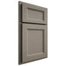Shiloh Cabinetry Partial Overlay Greensboro White Oak Plain Cut Thyme Door