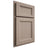 Shiloh Cabinetry Partial Overlay Greensboro White Oak Plain Cut Whitewash Door