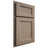 Shiloh Cabinetry Partial Overlay Greensboro White Oak Quarter Sawn Almond Door