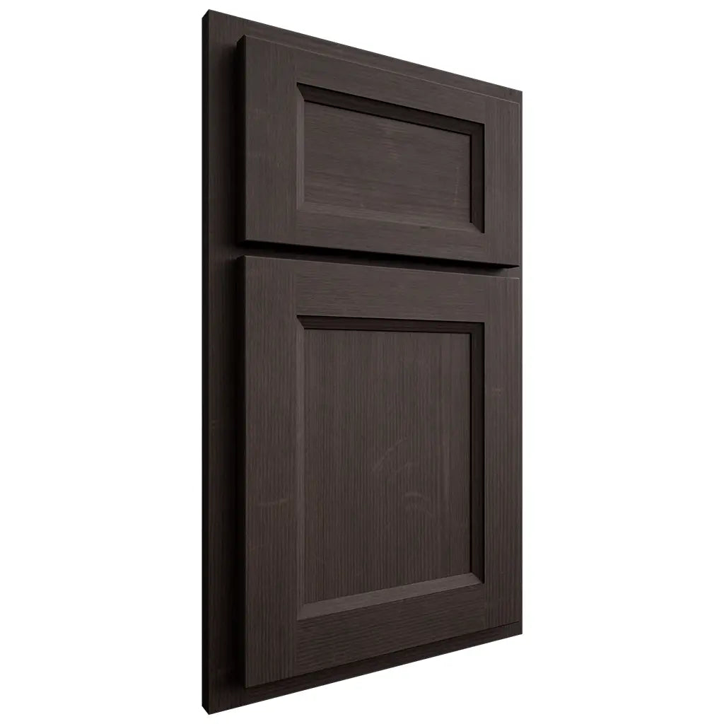 Shiloh Cabinetry Partial Overlay Greensboro White Oak Quarter Sawn Morel Door