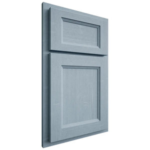 Shiloh Cabinetry Partial Overlay Greensboro White Oak Quarter Sawn Sky Door