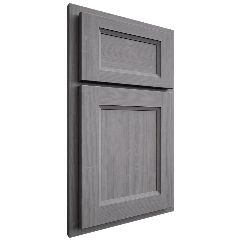 Shiloh Cabinetry Partial Overlay Greensboro White Oak Quarter Sawn Sterling Door
