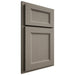 Shiloh Cabinetry Partial Overlay Greensboro White Oak Quarter Sawn Thyme Door