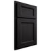 Shiloh Cabinetry Partial Overlay Greensboro White Oak Rift Cut Espresso Door
