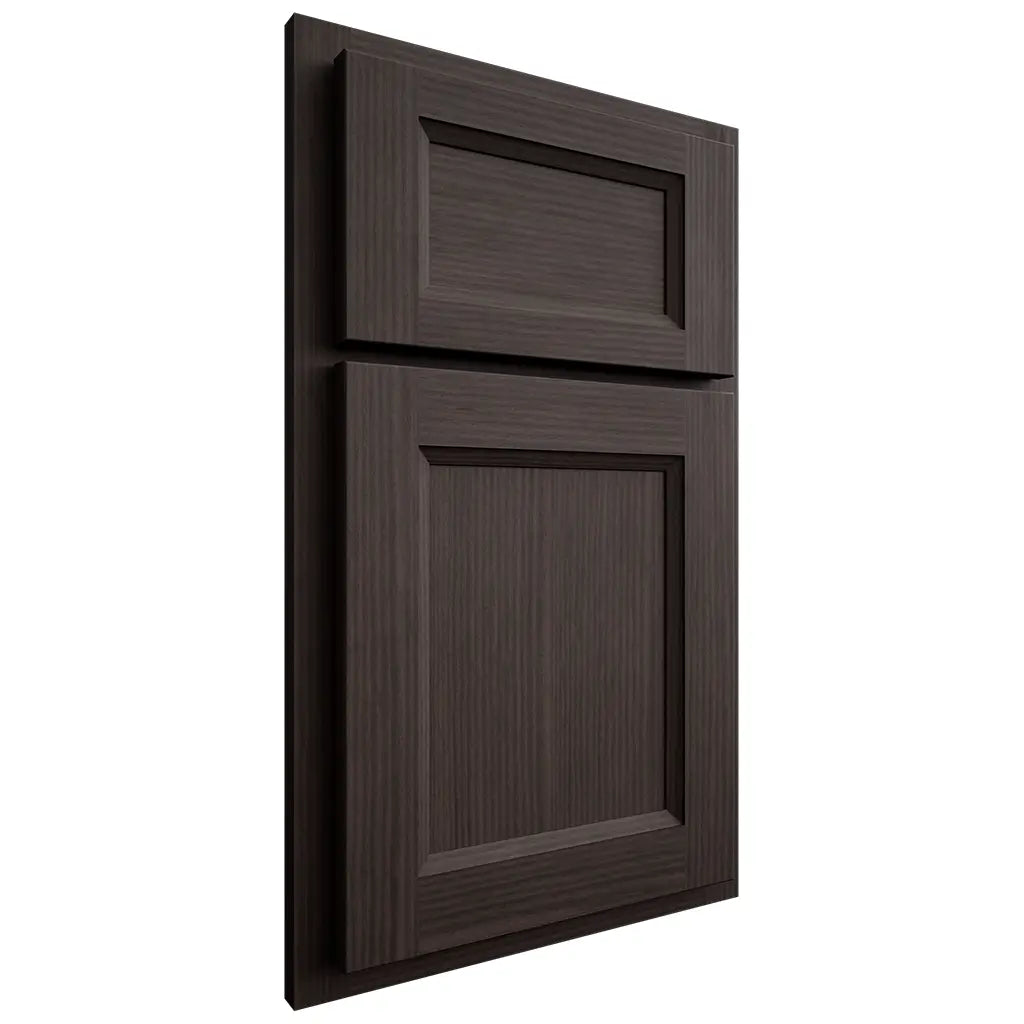 Shiloh Cabinetry Partial Overlay Greensboro White Oak Rift Cut Morel Door