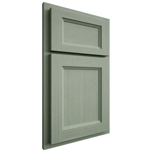 Shiloh Cabinetry Partial Overlay Greensboro White Oak Rift Cut Moss Door