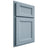 Shiloh Cabinetry Partial Overlay Greensboro White Oak Rift Cut Sky Door