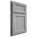 Shiloh Cabinetry Partial Overlay Greensboro White Oak Rift Cut Stratus Door
