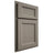 Shiloh Cabinetry Partial Overlay Greensboro White Oak Rift Cut Thyme Door