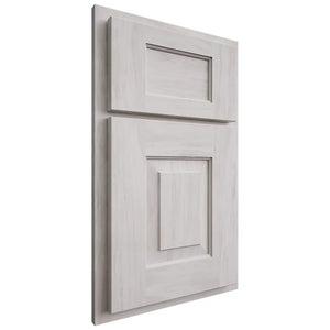 Shiloh Cabinetry Partial Overlay Hamlin Alder Plain Cut Cotton Door
