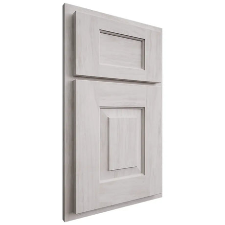 Shiloh Cabinetry Partial Overlay Hamlin Alder Plain Cut Cotton Door