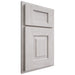 Shiloh Cabinetry Partial Overlay Hamlin Alder Plain Cut Cotton Door