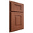 Shiloh Cabinetry Partial Overlay Hamlin Alder Plain Cut Sierra Door
