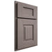 Shiloh Cabinetry Partial Overlay Hamlin Alder Plain Cut Stonehenge Door