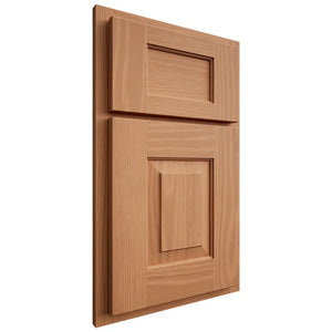 Shiloh Cabinetry Partial Overlay Hamlin Cherry Plain Cut Natural Door