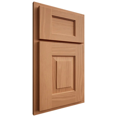 Shiloh Cabinetry Partial Overlay Hamlin Cherry Plain Cut Natural Door