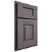 Shiloh Cabinetry Partial Overlay Hamlin Hickory Plain Cut Cadet Door