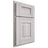 Shiloh Cabinetry Partial Overlay Hamlin Hickory Plain Cut Cotton Door