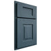 Shiloh Cabinetry Partial Overlay Hamlin Hickory Plain Cut Hudson Door