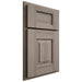 Shiloh Cabinetry Partial Overlay Hamlin Hickory Plain Cut Sterling Door