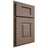 Shiloh Cabinetry Partial Overlay Hamlin Maple Plain Cut Rockbridge Door