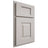Shiloh Cabinetry Partial Overlay Hamlin Paintable Amazing Gray Door