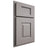 Shiloh Cabinetry Partial Overlay Hamlin Paintable Dovetail Gray Door