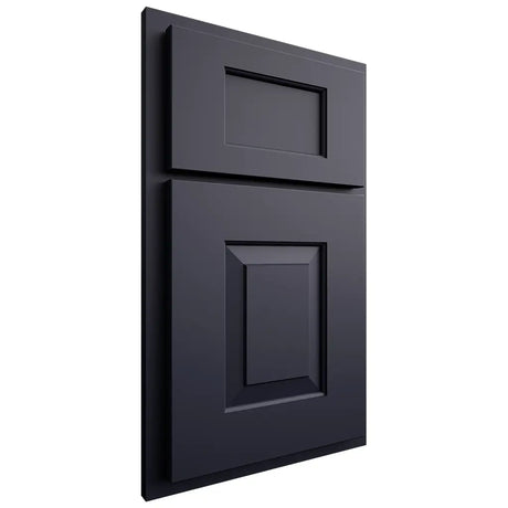 Shiloh Cabinetry Partial Overlay Hamlin Paintable Hale Navy Door