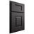 Shiloh Cabinetry Partial Overlay Hamlin Paintable Iron Ore Door