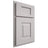 Shiloh Cabinetry Partial Overlay Hamlin Paintable Light French Gray Door