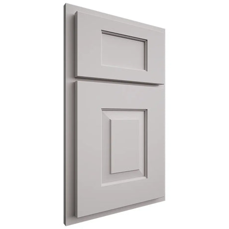 Shiloh Cabinetry Partial Overlay Hamlin Paintable Light French Gray Door