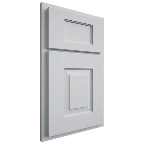 Shiloh Cabinetry Partial Overlay Hamlin Paintable Niebla Azul Door
