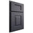 Shiloh Cabinetry Partial Overlay Hamlin Paintable Outerspace Door