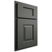 Shiloh Cabinetry Partial Overlay Hamlin Paintable Pewter Green Door