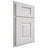 Shiloh Cabinetry Partial Overlay Hamlin Paintable Polar Door
