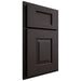 Shiloh Cabinetry Partial Overlay Hamlin Poplar Plain Cut Carbon Door