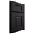 Shiloh Cabinetry Partial Overlay Hamlin Poplar Plain Cut Harbor Door