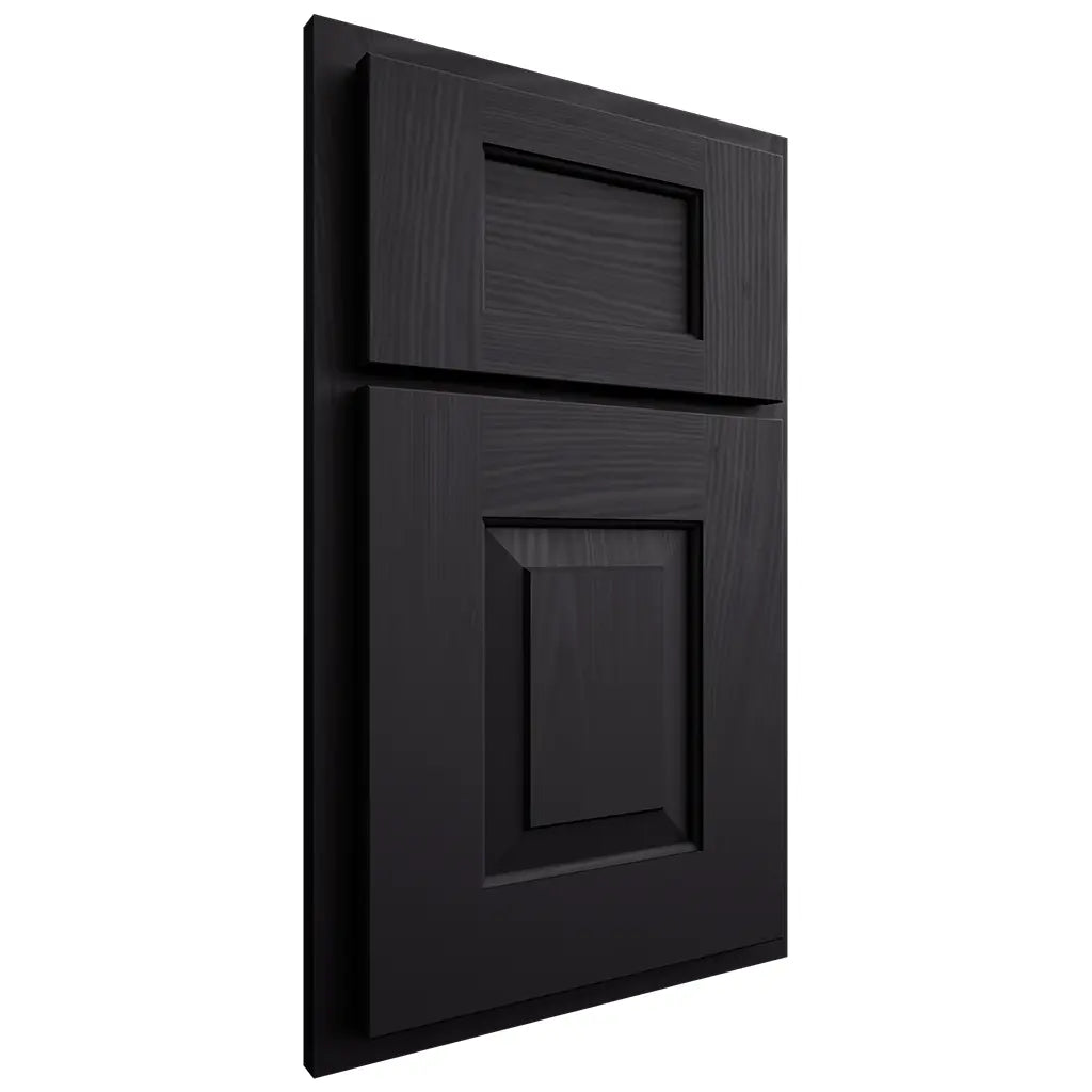 Shiloh Cabinetry Partial Overlay Hamlin Poplar Plain Cut Harbor Door