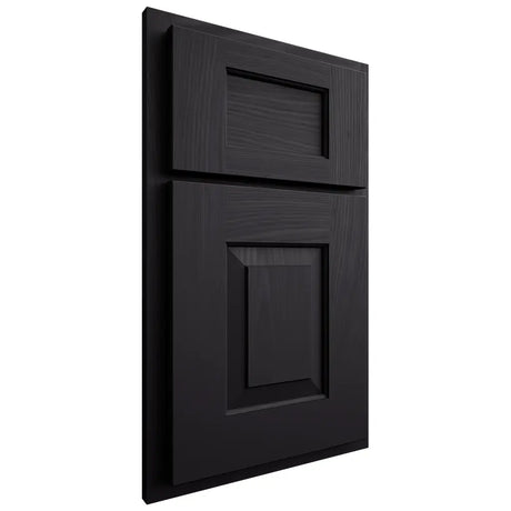 Shiloh Cabinetry Partial Overlay Hamlin Poplar Plain Cut Harbor Door